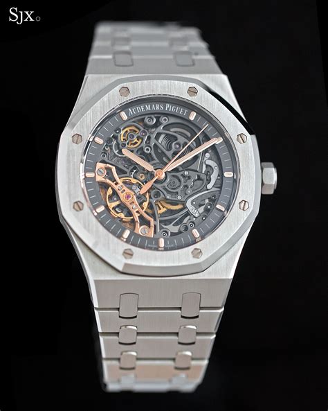 audemars piguet royal oak skeleton listenpreis|audemars piguet royal oak openworked.